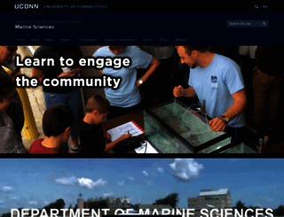 marinesciences.uconn.edu screenshot