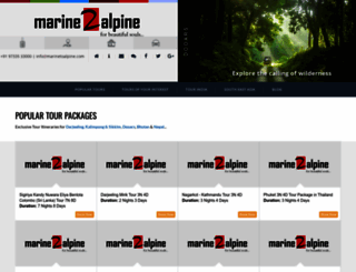 marinetoalpine.com screenshot