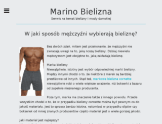 marinobielizna.pl screenshot
