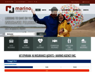 marinoinsurance.com screenshot