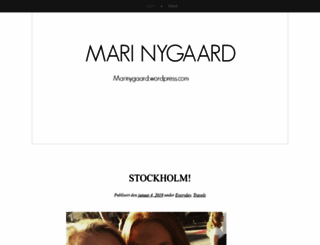 marinygaard.wordpress.com screenshot
