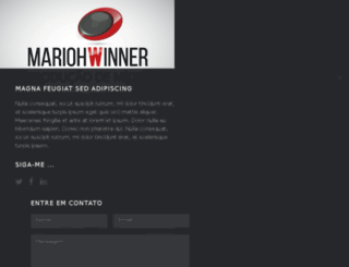 mariohwinner.com.br screenshot
