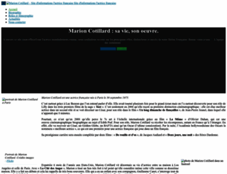 marion-cotillard.fr screenshot