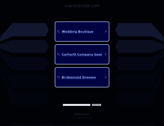 marionbridal.com screenshot
