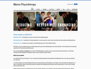 marionphysiotherapy.com.au screenshot