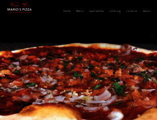 mariospizzaowego.com screenshot