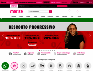 marisa.com.br screenshot