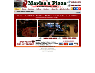 marisaspizzaandgrill.com screenshot