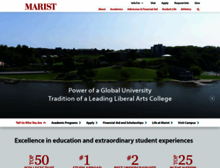 marist.edu screenshot