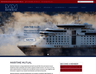 maritime-mutual.com screenshot