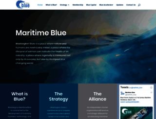 maritimeblue.org screenshot