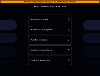 maritimeemployment.com screenshot