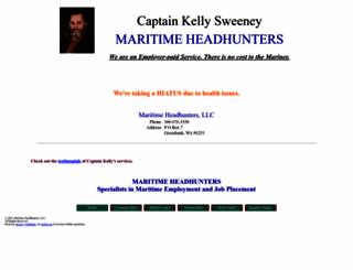 maritimeheadhunters.com screenshot