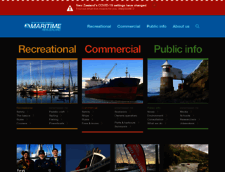 maritimenz.govt.nz screenshot