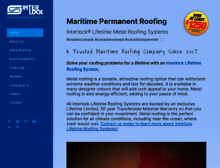 maritimepermanentroofing.com screenshot