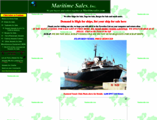 maritimesales.com screenshot