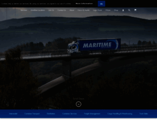 maritimetransport.com screenshot