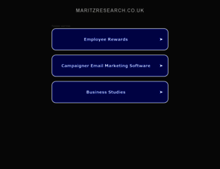 maritzresearch.co.uk screenshot
