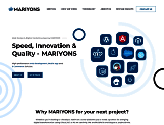 mariyons.com screenshot