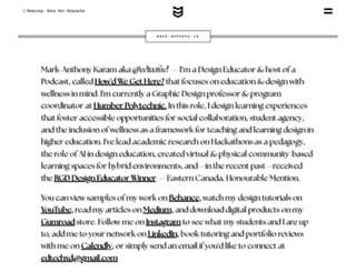 mark-anthony.ca screenshot