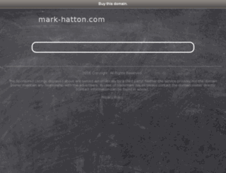 mark-hatton.com screenshot