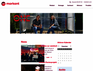 markant-magazin.com screenshot