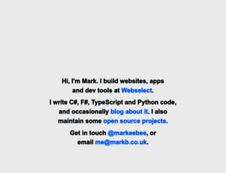 markashleybell.com screenshot