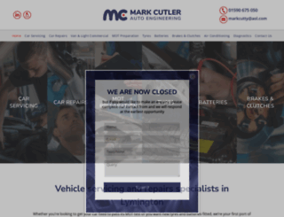 markcutlerautoengineering.co.uk screenshot