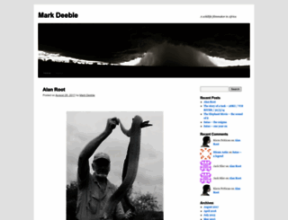 markdeeble.wordpress.com screenshot
