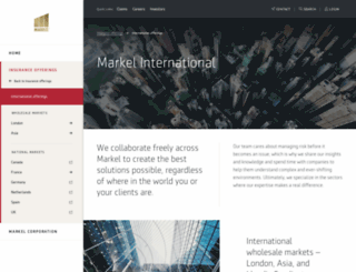 markelintl.com screenshot
