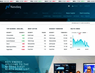 market.ee.omxgroup.com screenshot