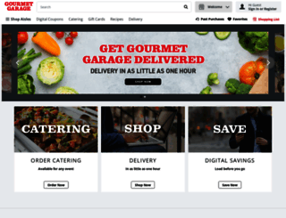 market.gourmetgarage.com screenshot