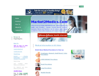 market2medics.com screenshot