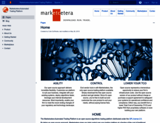 marketcetera.com screenshot