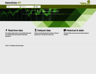 marketdataapi.nse.com.ng screenshot