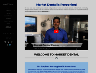 marketdentalcentre.ca screenshot