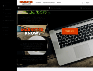 marketerknows.com screenshot