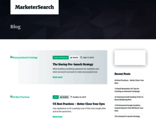 marketersearch.com screenshot