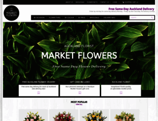 marketflowers.co.nz screenshot