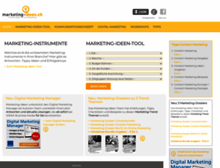 marketing-ideen.ch screenshot