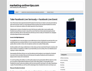 marketing-online-tips.com screenshot