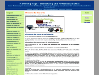 marketing-page.de screenshot