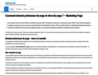 marketing-yoga.com screenshot