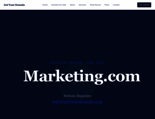 marketing.com screenshot
