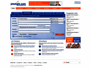 marketing.jobshark.com screenshot