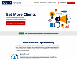 marketing.justia.com screenshot