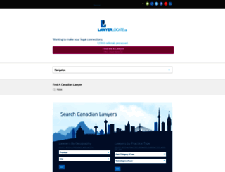 marketing.lawyerlocate.ca screenshot