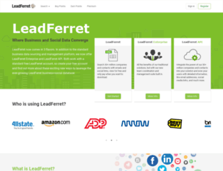 marketing.leadferret.com screenshot