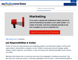 marketing.myperfectcoverletter.com screenshot
