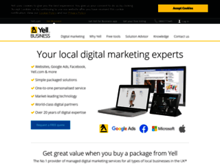 marketing.yell.com screenshot